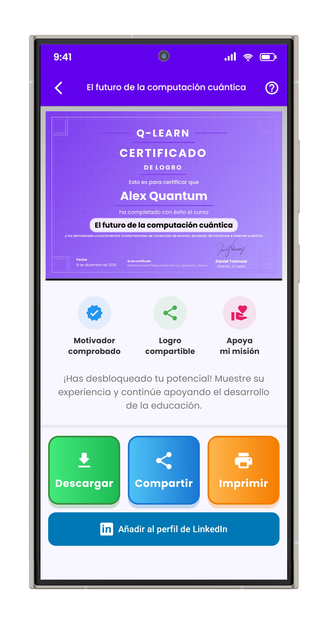 Certificado